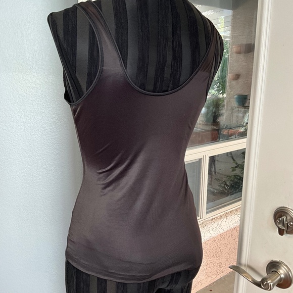 TC Fine Intimates Torsette 4141 Shaping Camisole Firm Control Open Bust Black L - Picture 6 of 7